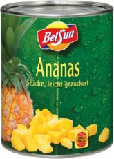 BELSUN - Ananas stukken op lichte siroop (580ml) BELSUN - Ananas stukken op lichte siroop (580ml)