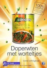 COROOS - Doperwten en wortelen (425ml) COROOS - Doperwten en wortelen (425ml)