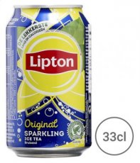 LIPTON - Ice Tea original bruisend (24x33cl) LIPTON - Ice Tea original bruisend (24x33cl)