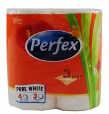PERFEX - Toiletpapier 3laags comfort (4 rollen)